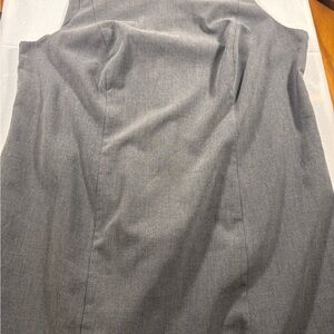 Jessica London Sheath Gray Sleeveless Office Formal Dress